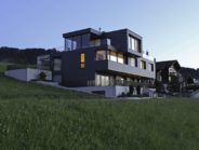 Beautiful Dynamic Cladding provides exterior protection in exposed hillside location