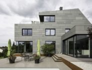 Residence displaying Panel Cladding with Concealed Fastening