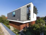 Slate accentuates city villa in Stuttgart, Germany